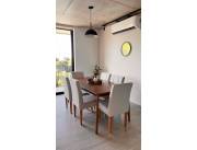 ALQUILO DEPARTAMENTO AMOBLADO FULL EQUIPADO DE 2 DORMITORIOS PLAZA PACHECO