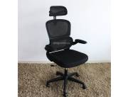SILLA GAMER SATE NEGRO TELA MESH -110K (AGC8608)