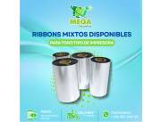 Ribbons mixtos (cera+resina)