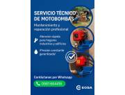 Servicio Urgente de Reparación de Motobombas – EGSA Paraguay