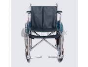SILLA DE RUEDAS CROMADA