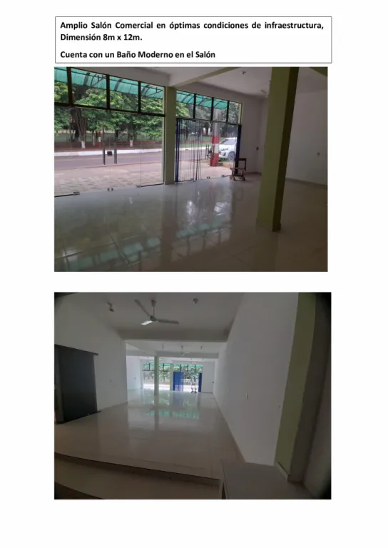 VENDO SALON COMERCIAL, CON VIVIENDA Y ESTACIONAMIENTO — фото 3