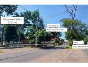 VENDO TERRENO EN ESQUINA SOBRE MOISES BERTONI SAN LORENZO