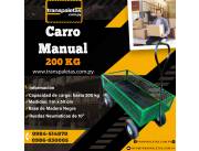 Carrito manual para traslado 200kg