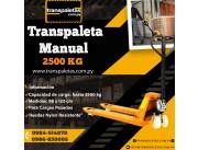 Transpaleta/Zorrahidráulica/Portapallet 2500kg