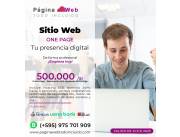 Una página, toda tu presencia online