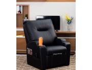 SOFA POLTRONA SOBERANA 721 ABBA NEGRO
