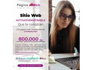 Una web que crece contigo, un clic y tu página está lista 🖱️