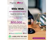 Actualizá tu web desde cualquier lugar.💻