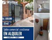 ¡EN ALQUILER! ¡Salón comercial a estrenar!