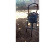Parrilla Hecha de Llanta!