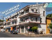 EDIFICIO CON 10 OFICINAS + 2 DPTOS. Y 5 SALONES, BARRIO SAJONIA