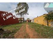 (504 M2) TERRENO CON SALIDA A 2 CALLES. LAMBARÉ, ZONA SUPERMERCADO EL PUEBLO