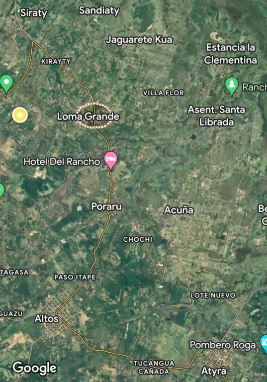 33 HA. DE CAMPO EN LOMA GRANDE - DEPARTAMENTO DE CORDILLERA — foto 3