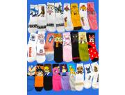 🌀 Medias Con PERSONAJES DEPORTIVOS Y CASUALES 🔥 -LABUBU DRAGON BALL SIMPSONS STICH C