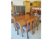 Vendo Mesa con 8 sillas disponible