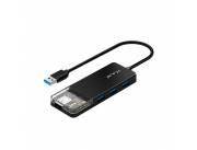 FTX HUB FTX-HUBT1-PB USB-A 3.0 4 PORT/5GBPS/USB-C NEGRO