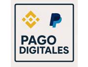 Pagos Paypal y Binance