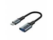 ADAPTADOR FTX FTX-CMAF3.0-AG0.15USB-C/USB-A 3.0 M/H 5GBPS/GRIS