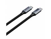 CABLE FTX FTX-C160-PU31-CMCM2-AG1 USB-C 3.2/USB-C 1M 20GBPS/NEGRO