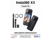 Cámara de acción Insta360 X3 Creator Kit. Adquirila en cuotas!