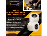 Ruedas de nylon para transpaletas/portapallets