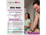 Control total de tu sitio web, sin programar.⚙️