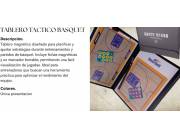 🌀 Pizarra /tablero táctico para Basketball 🌀 Incluye fichas magnéticos y marcadores bo