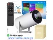 PROYECTOR ANDROID HY300 UHD 130 HDMI CON CANALES Y FÚTBOL LOCAL