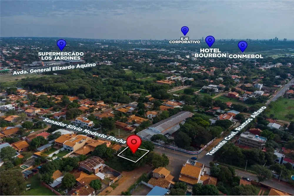 TERRENO EN ESQUINA DE 374 M² EN ZONA CONMEBOL - LUQUE — foto 3