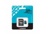 MEMORIA KINGSTON MICRO SD 128GB SDCG4/128GB CANVAS GO PLUS CON ADAPTADOR