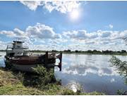 En Venta Terreno con Casa de Pezca a orillas del Río Paraguay V232
