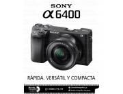 Cámara Sony A6400 Kit 16-50mm. Adquirila en cuotas!