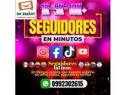 Viralizate en redes sociales, Instagram, Facebook, Tiktok seguidores y más