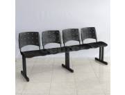 ASIENTO DE ESPERA TANDEM 4 CUERPOS (6544)