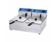 FREIDORA ELECTRICA 2 TANQUES 12LTS