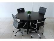 MESA DE REUNION REDONDO 140 CM (5648) 6L