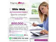Editá tu página cuando quieras, sin depender de nadie.🚀