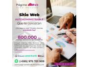 Actualizá tu web desde cualquier lugar.🌐