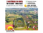 2 HECTAREAS EN VENTA EN EL KM 16 ACARAY ✅