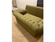 JUEGO DE SOFAS CHESTERFIELD NUEVOS! DE 2 Y 3 CUERPOS
