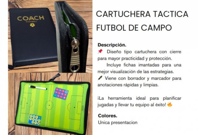 Artículos de Fútbol y Accesorios - 🌀 Pizarra /tablero táctico para futbol de campo 🌀 Incluye fichas magnéticos y marcador