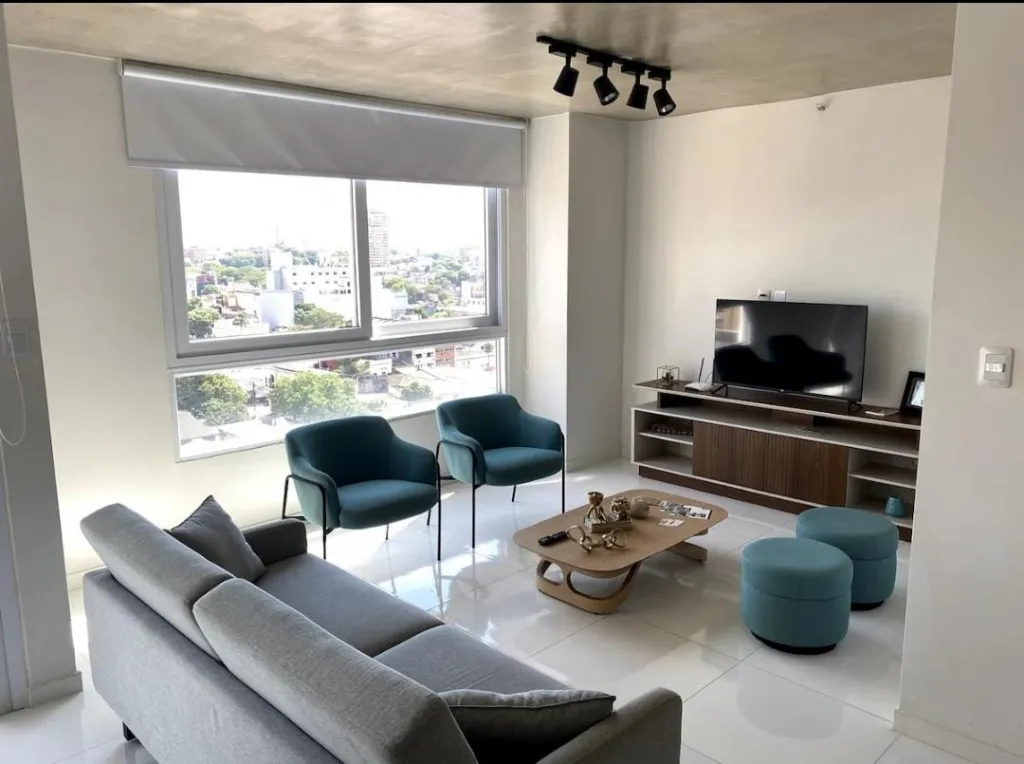 PROX. CENTRO ASUNCIÓN: ELEGANTE DEPTO AMOBLADO, 3 DORMIT, AMENITIES, DOMÓTICA, ALTA SEGURI — foto 3