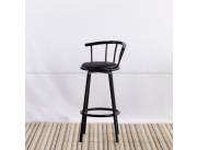 BUTACA CAJERA BASE GIRATORIA NEGRO (BF0010)