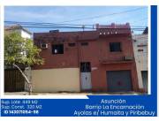 Vendo casa en Asunción barrio la encarnación