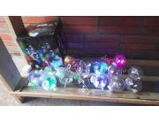 LUCES LED ELECTRICAS 12 ESFERAS DE 8 CM