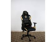 SILLA GAMER SATELLITE NEGRO/DORADO