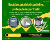 🔒 Protección Inteligente: Un toque eléctrico y fuera intrusos