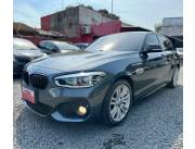 IMPECABLE BMW 120I CON USO EN PY AÑO 2016 GRIS HUMO MOTOR 2.0. CC NAFTERO AUTOMATICO