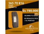 265 70 r 16 a 480 mil c/u dejando tu usado